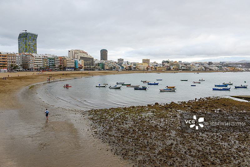 加那利群岛拉斯坎特拉斯海滩图片素材
