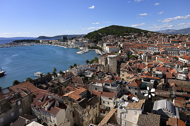 克罗地亚斯普利特城市风光图片素材