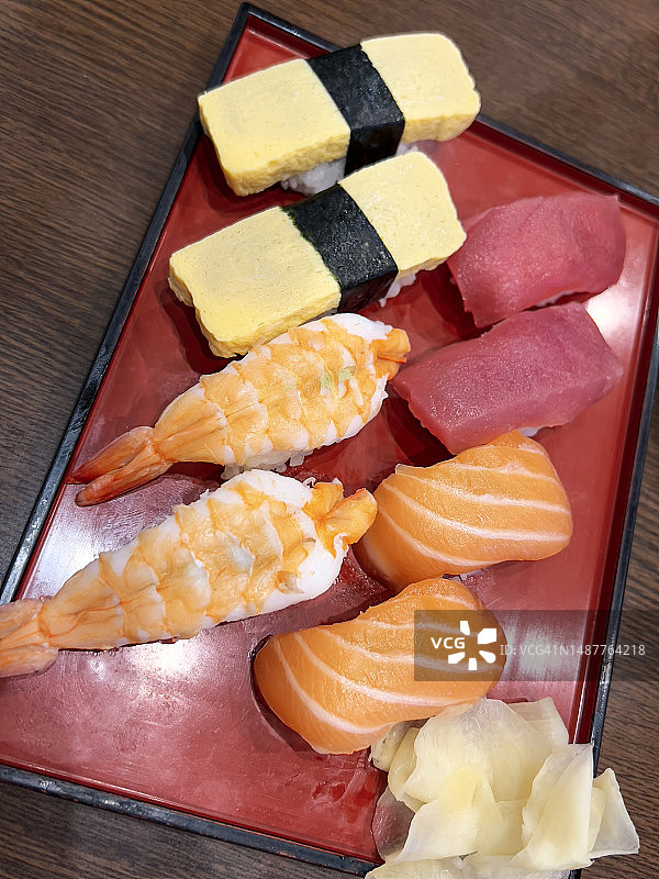 日式寿司特写图片素材