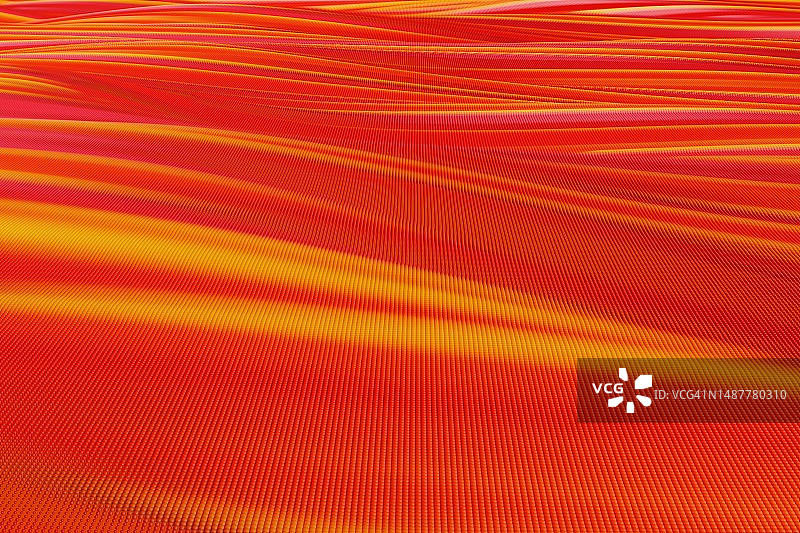 暖色波浪抽象背景图片素材