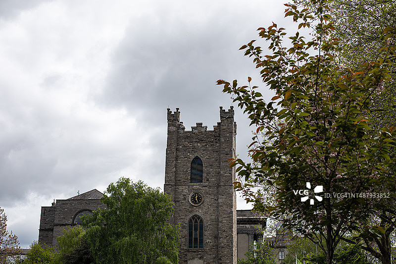 都柏林的教堂图片素材
