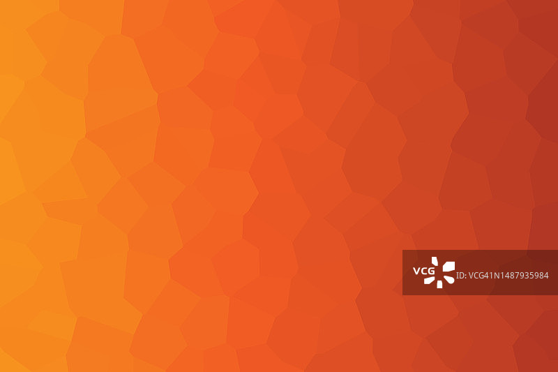 红色和橙色的抽象低多边形背景图片素材