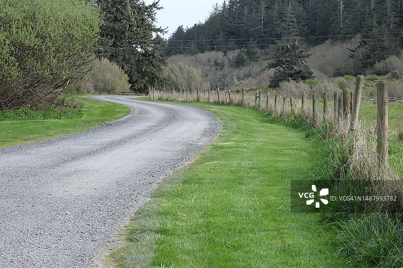 乡村田埂土路图片素材