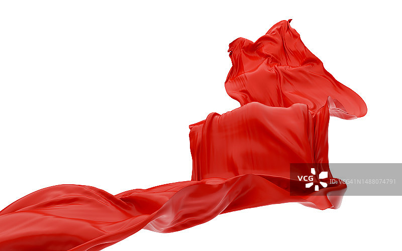 3D飞行布料图片素材