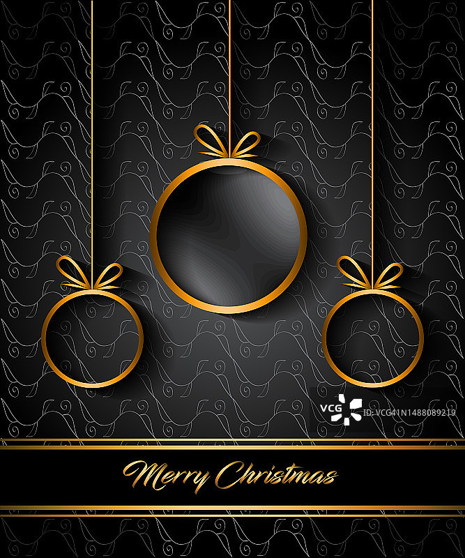 圣诞快乐的背景为您的季节邀请，节日海报，贺卡。图片素材