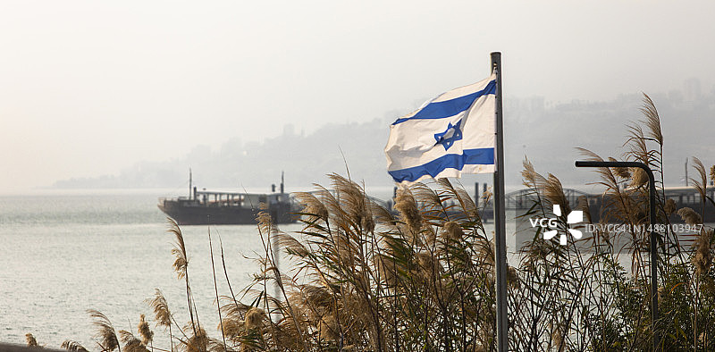 加利利海上的船图片素材