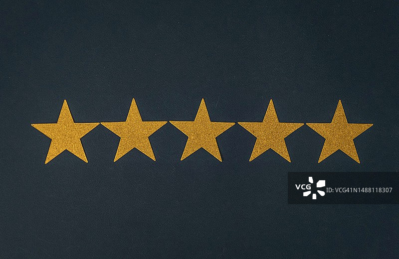卓越概念：金星评级满意度图片素材