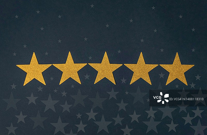 卓越概念：金星评级满意度图片素材