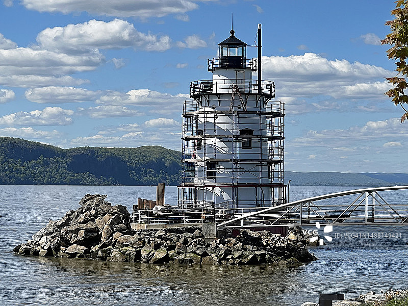 塔里敦灯塔（又名沉睡谷灯塔）的修复图片素材