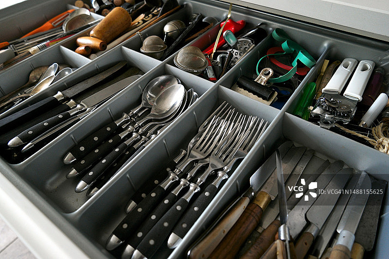 餐具抽屉图片素材