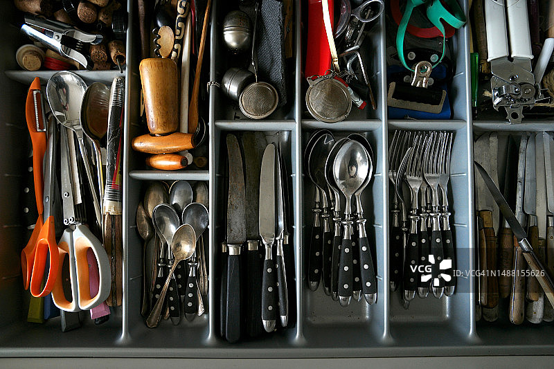 餐具抽屉图片素材