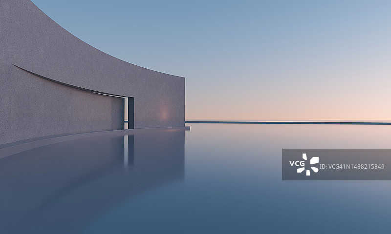 混凝土户外广场建筑图片素材