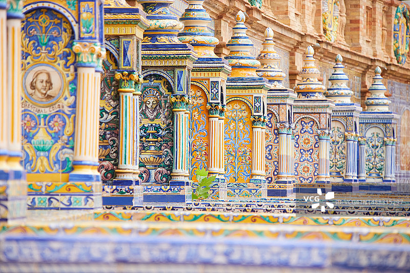 西班牙塞维利亚西班牙广场图片素材