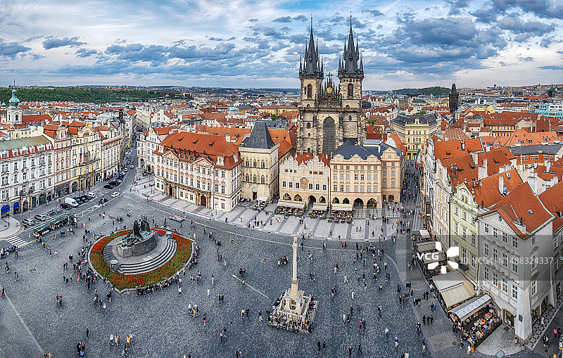布拉格老城广场图片素材