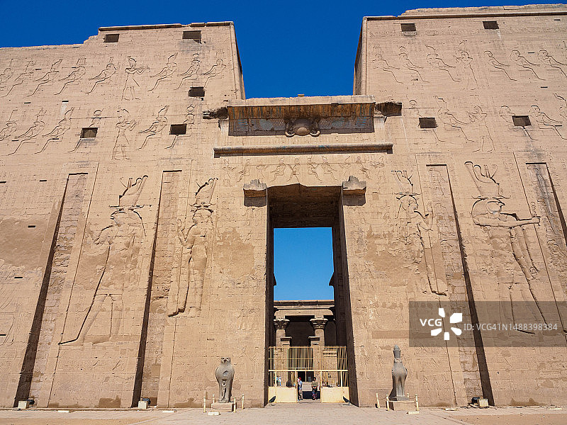 埃及埃德富荷鲁斯神庙图片素材