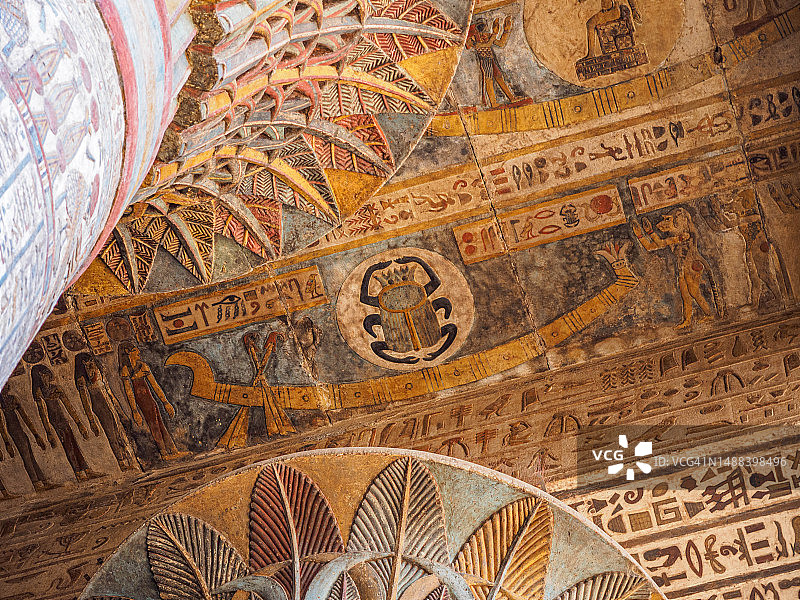 埃斯纳的克努姆神庙，埃及图片素材