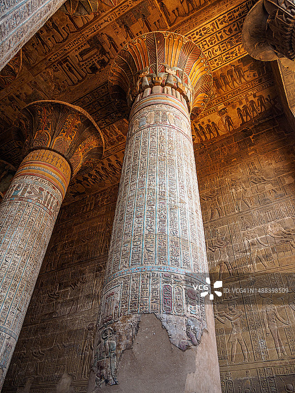 埃斯纳的克努姆神庙，埃及图片素材