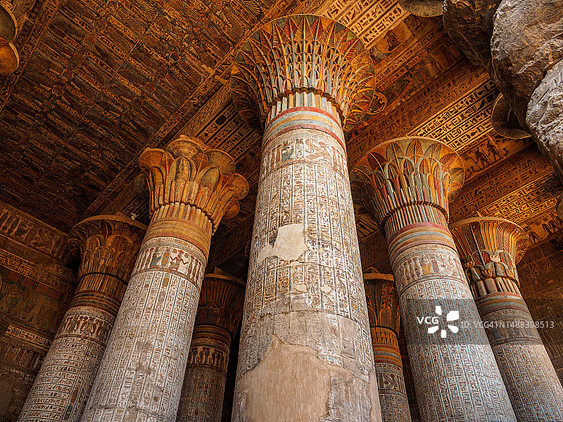 埃斯纳的克努姆神庙，埃及图片素材