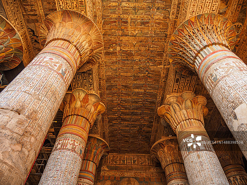 埃斯纳的克努姆神庙，埃及图片素材