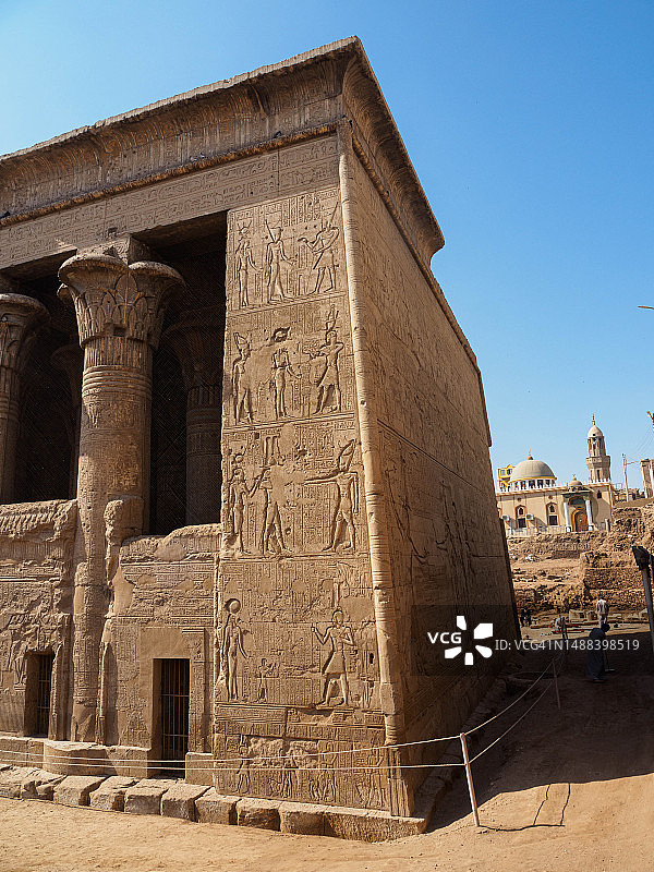 埃斯纳的克努姆神庙，埃及图片素材