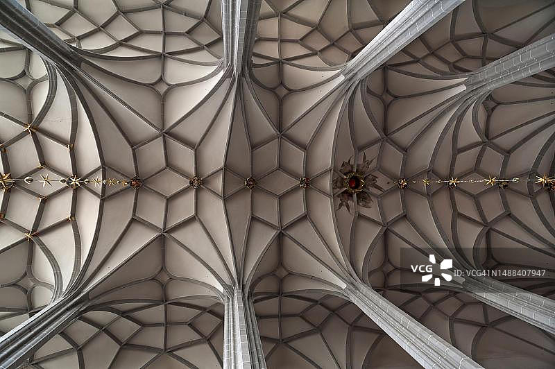 德国格尔利茨圣彼得保罗教堂拱顶图片素材