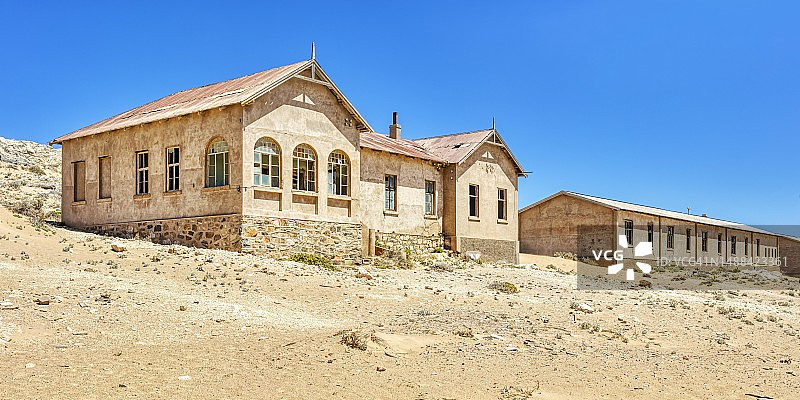 纳米比亚吕德里茨附近的科尔曼斯科普鬼镇遗址图片素材