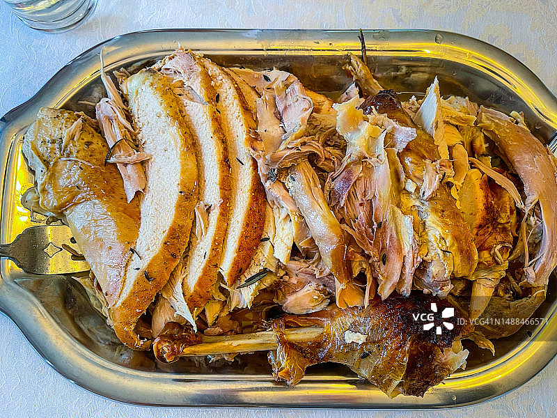 烤火鸡图片素材