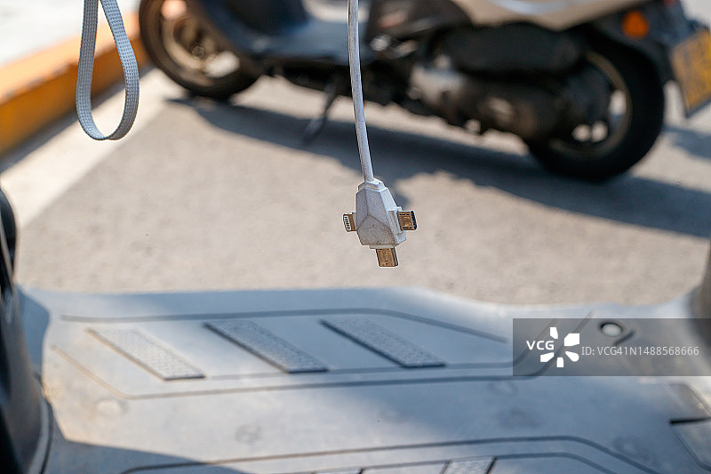 USB充电线图片素材