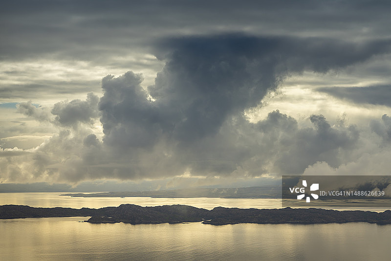 英国苏格兰高地拉斯岛图片素材