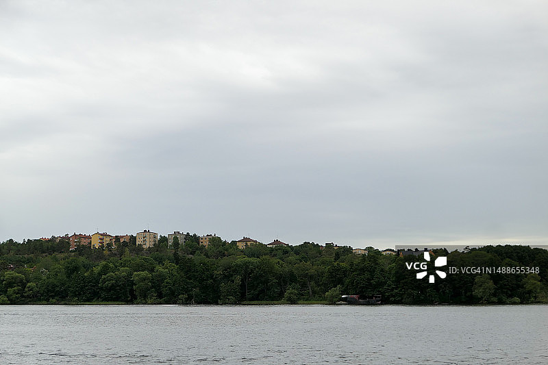 瑞典海景风光，多云图片素材