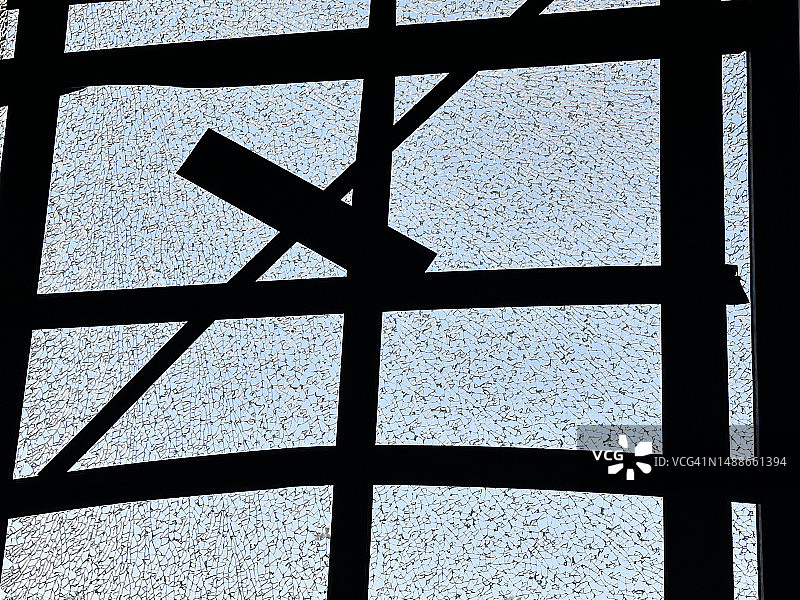 破碎的安全玻璃图片素材