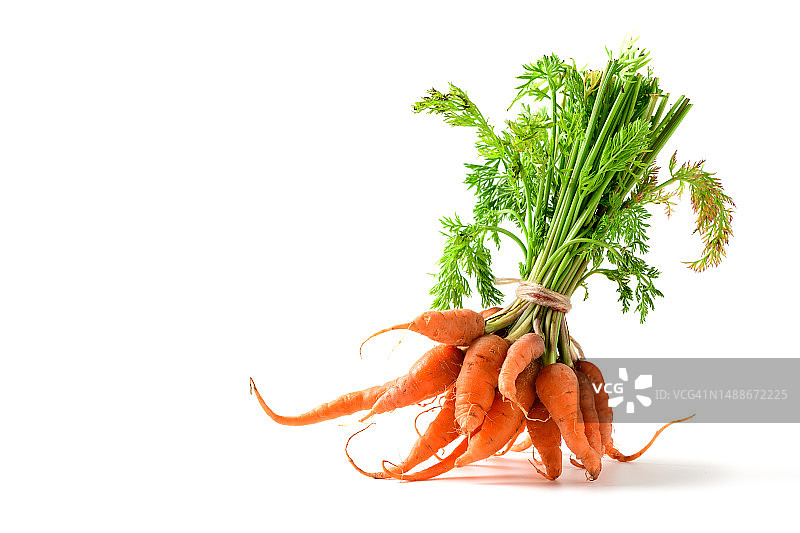 高β-胡萝卜素的迷你胡萝卜图片素材