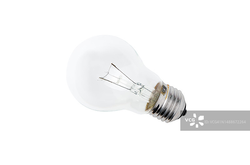 白背景下的灯泡特写，罗马尼亚图片素材