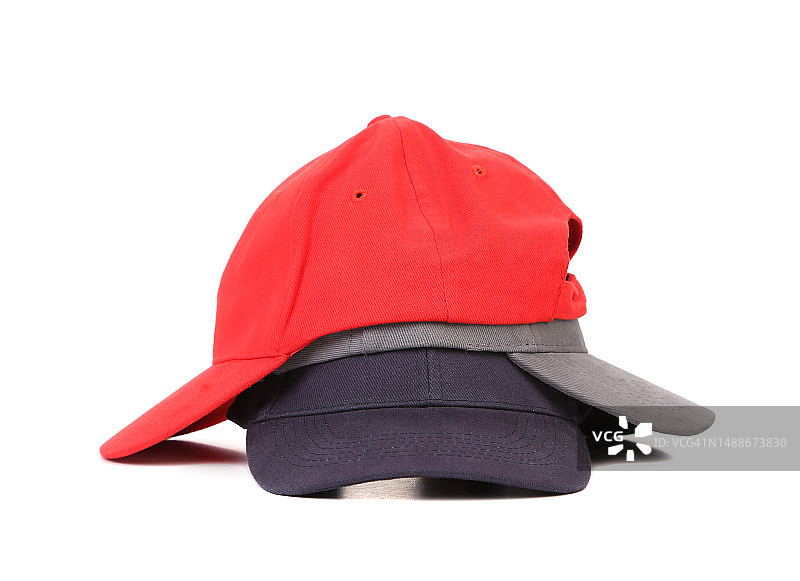 白色背景下的帽子特写，摩尔多瓦图片素材