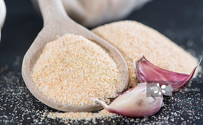 大蒜香料特写，罗马尼亚图片素材