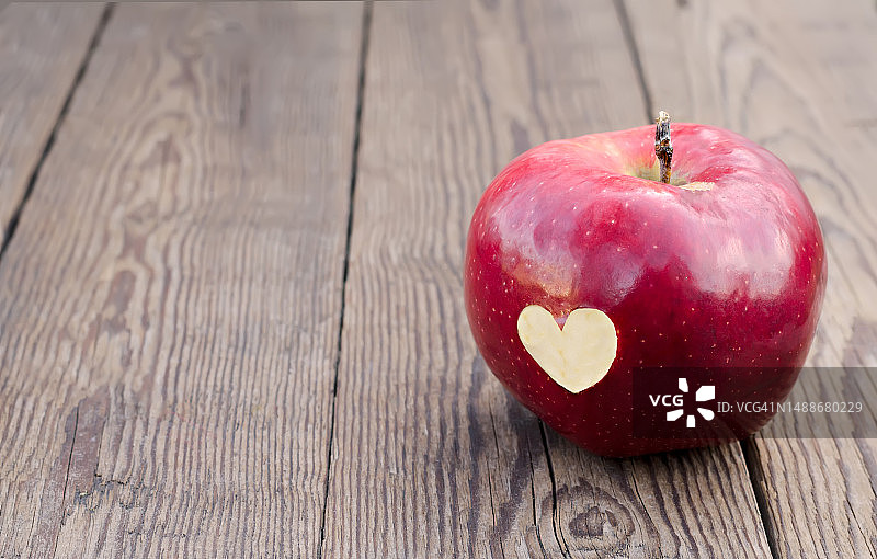 桌子上的苹果图片素材