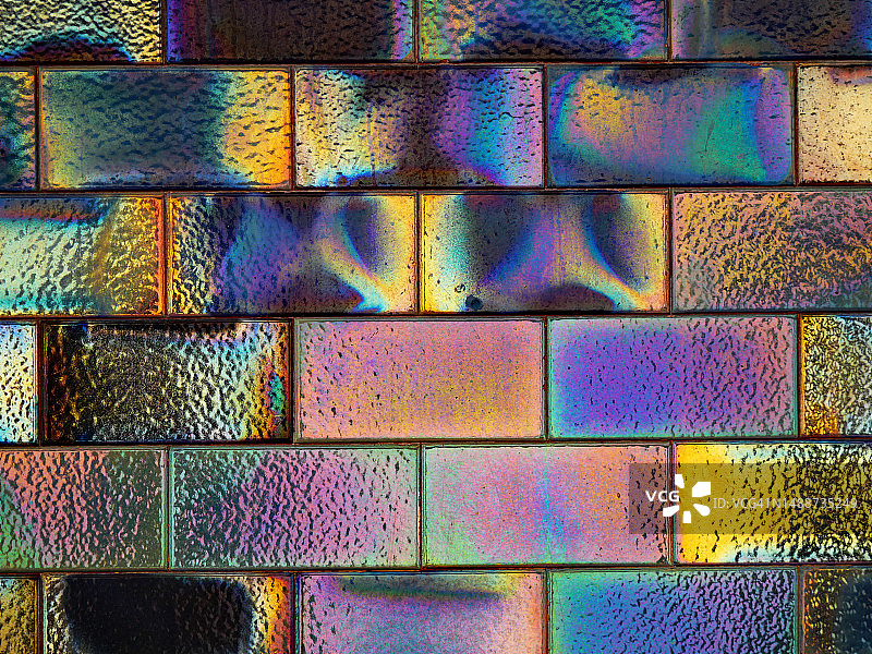 葡萄牙里斯本墙上的彩色瓷砖图片素材