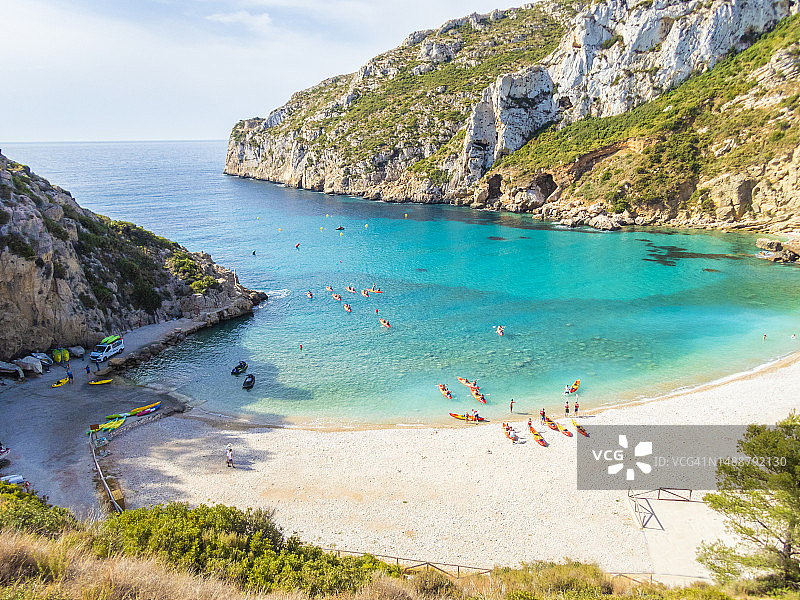 格拉纳德利亚海湾，哈维亚，阿利坎特图片素材