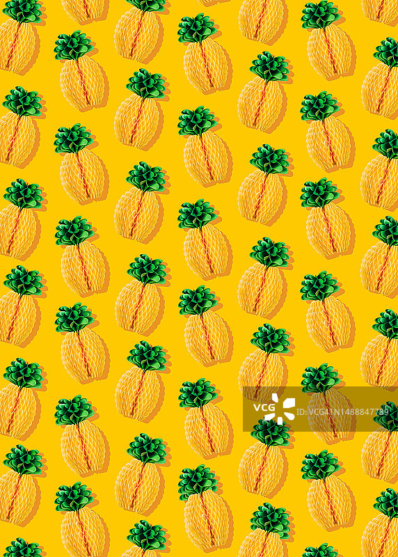 蜂窝菠萝图片素材