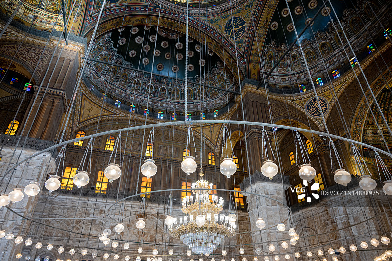 穆罕默德·阿里清真寺，萨拉丁，开罗城堡，埃及图片素材