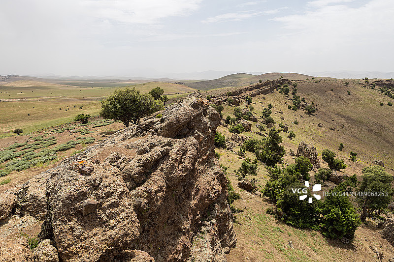 伊夫兰国家公园，中阿特拉斯山脉，摩洛哥，北非图片素材