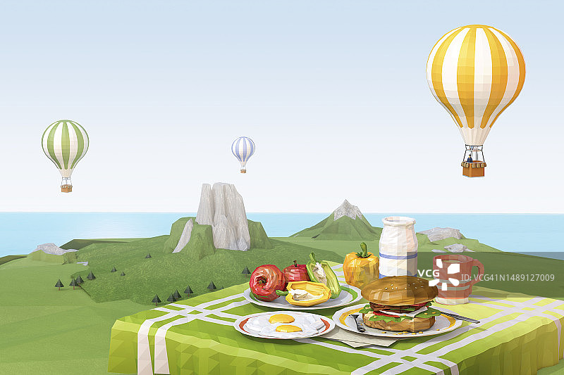 3D, CG，插图，物体，背景图片素材