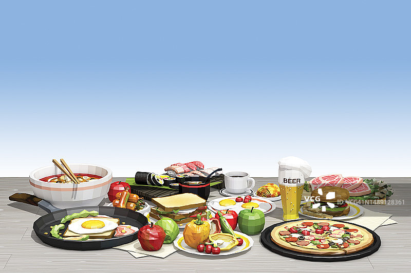 3D, CG，插图，物体，背景图片素材