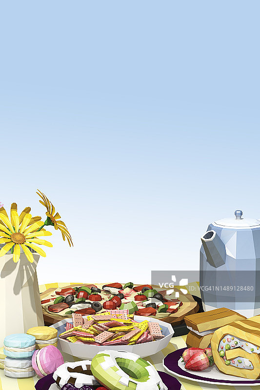 3D, CG，插图，物体，背景图片素材