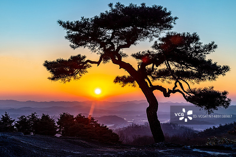庆尚北道闻庆市奉天寺，1月7日图片素材