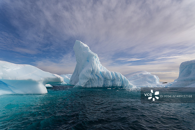 查科特港的冰山，布斯岛图片素材