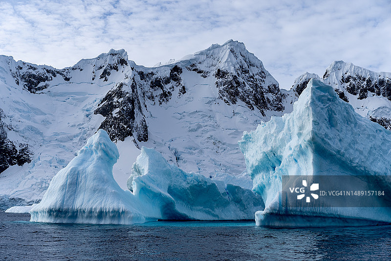 查科特港的冰山，布斯岛图片素材