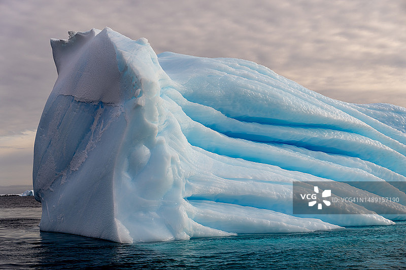 查科特港的冰山，布斯岛图片素材