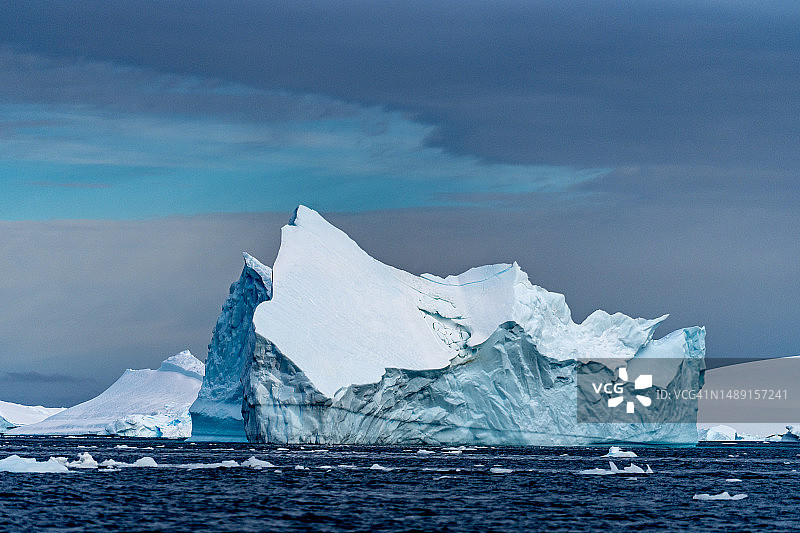 查科特港的冰山，布斯岛图片素材