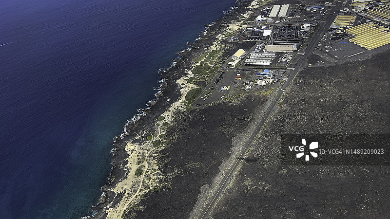 飞越科纳大岛机场侧面图片素材